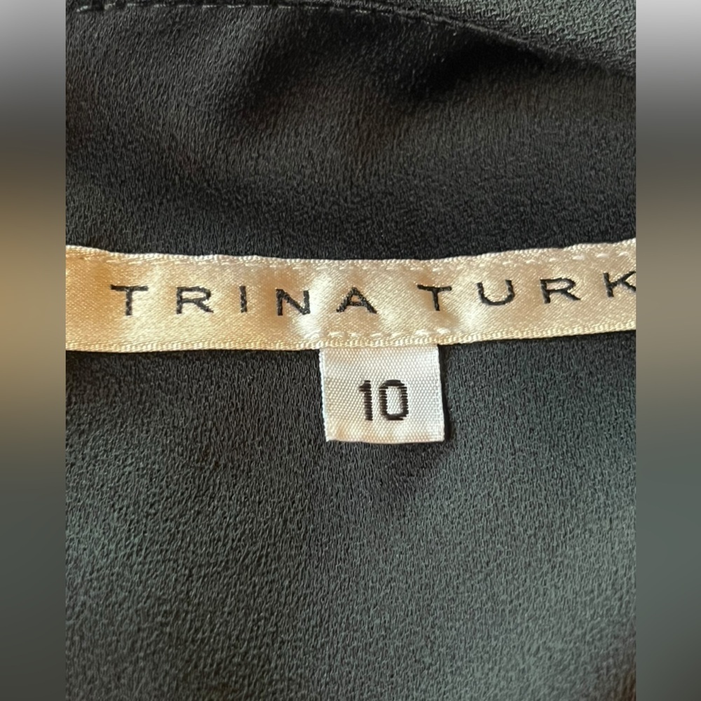 Trina Turk Classic Black Layered Dress - Picture 8 of 10